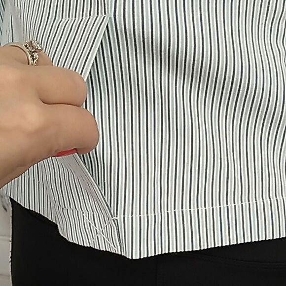 Gap Striped Blazer. Sz 4 - Picture 9 of 13